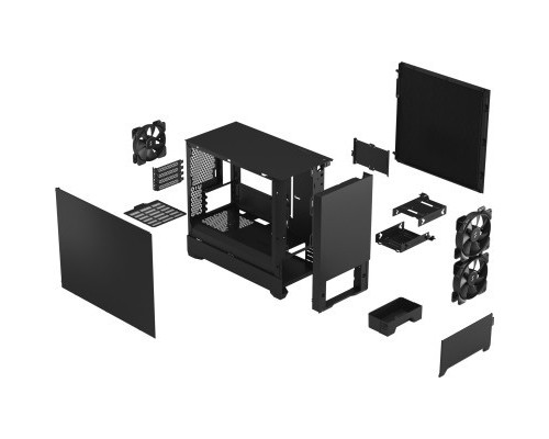Корпус Fractal Design Pop Mini Silent Black Solid (FD-C-POS1M-01)