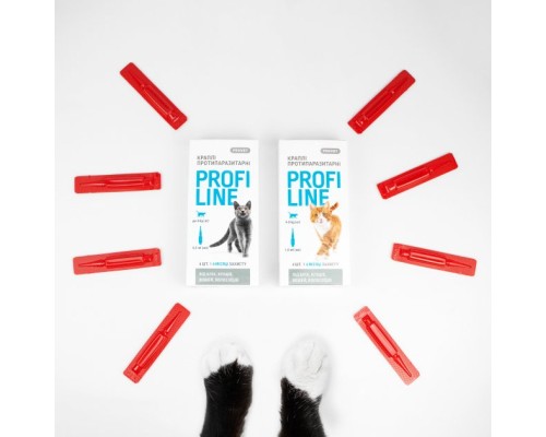 Краплі для тварин ProVET Profiline інсектоакарицид для котів до 4 кг 4/0.5 мл (4823082431113)
