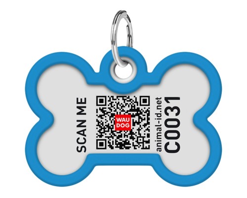 Адресник для тварин WAUDOG Smart ID з QR паспортом 