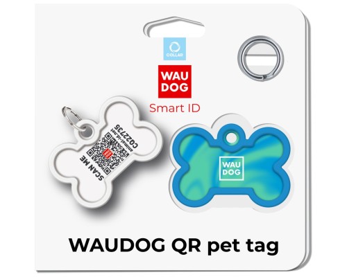 Адресник для тварин WAUDOG Smart ID з QR паспортом 