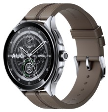 Смарт-годинник Xiaomi Watch 2 Pro Bluetooth Silver Case with Brown Leather Strap (1006733)