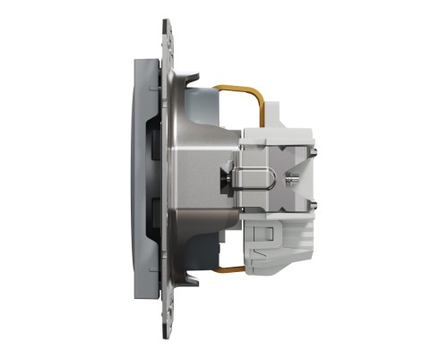 Розетка Schneider Electric ASFORA со штор. сталь (EPH2900262) Розетка Schneider Electric ASFORA со штор. сталь (EPH2900262)