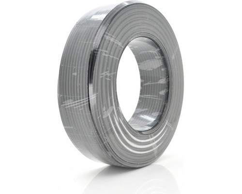 Кабель телевізійний Ritar RG59U 50 Ом 0,80мм.CCA, 64x0.12m CCA, black, 100м (RT-B100-RG58U-64W 8CCA)