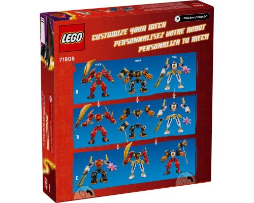 Конструктор LEGO NINJAGO Робот вогняної стихії Кая 322 деталей (71808)