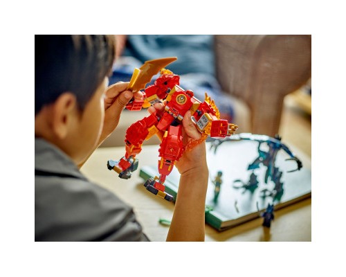 Конструктор LEGO NINJAGO Робот вогняної стихії Кая 322 деталей (71808)