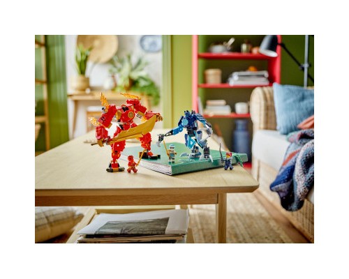 Конструктор LEGO NINJAGO Робот вогняної стихії Кая 322 деталей (71808)