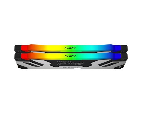 Модуль пам'яті для комп'ютера DDR5 64GB (2x32GB) 6000 MHz Renegade RGB XMP Kingston Fury (ex.HyperX) (KF560C32RSAK2-64) Модуль пам'яті для комп'ютера DDR5 64GB (2x32GB) 6000 MHz Renegade RGB XMP Kingston Fury (ex.HyperX) (KF560C32RSAK2-64)