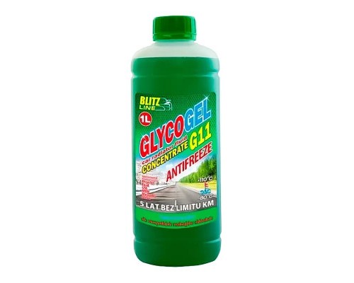 Антифриз BioLine Poland Glycogel G11 -80°C зел, 1л (175530) 
