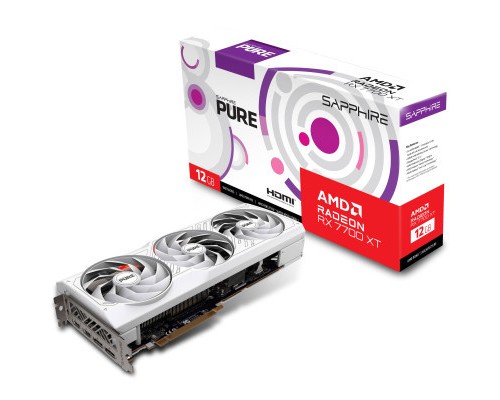 Відеокарта Sapphire Radeon RX 7700 XT 12GB PURE (11335-03-20G)