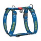 Шлея для собак WAUDOG Nylon анатомічна H-подібна з QR-паспортом 