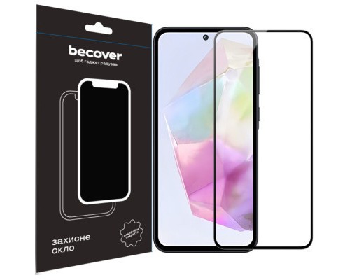 Скло захисне BeCover Samsung Galaxy A35 5G SM-A356 Black (711071)