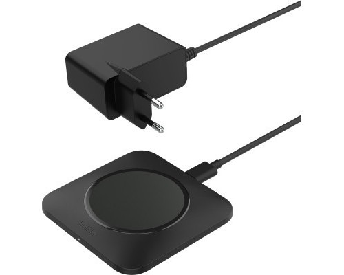 Зарядний пристрій Belkin 15W Pad Easy Align Black (WIA007VFBK)