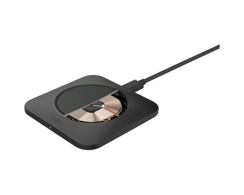 Зарядний пристрій Belkin 15W Pad Easy Align Black (WIA007VFBK)