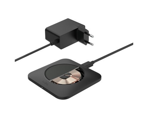 Зарядний пристрій Belkin 15W Pad Easy Align Black (WIA007VFBK)