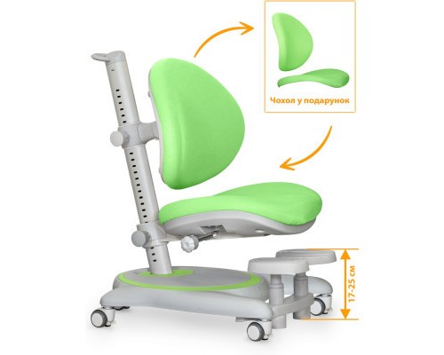 Дитяче крісло Mealux Ortoback Base Green (Y-508 KZ Base)