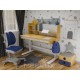 Парта з кріслом Mealux Timberdesk L (парта + крісло + тумба) (BD-690 L+ box BD 920-2 BL+Y-115 DGB)