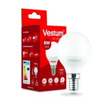 Лампочка Vestum G45 8W 4100K 220V E14 (1-VS-1211)