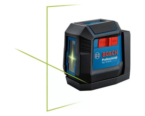 Лазерний нівелір Bosch GLL 12-22 G, до 12м, 0.3мм/м, чохол, 0.35кг (0.601.065.320)