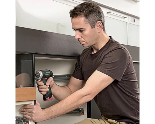 Шуруповерт Metabo PowerMaxx BS Quick Basic 12В, 2х2Ah, 17·34Нм, 0-360·0-1400об/хв (600156500)