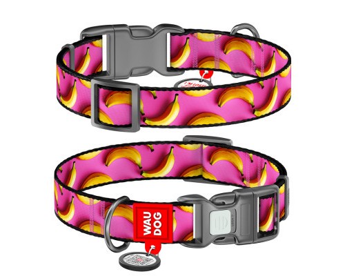 Нашийник для тварин WAUDOG Nylon з QR паспортом 