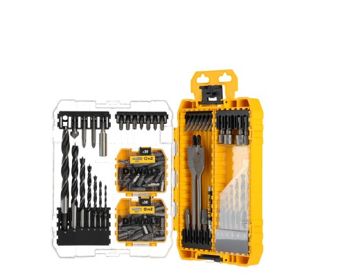 Набір свердл і біт DeWALT 100 шт, кейс Tough Case (DT70784)