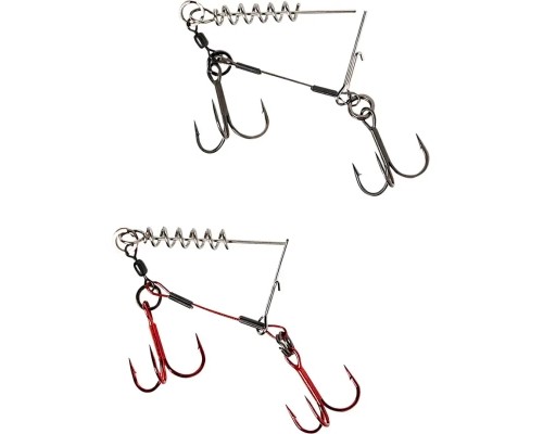 Оснащення Savage Gear Carbon49 Corkscrew Stinger 2x2/0 31kg (2 шт/уп.) (1854.09.74)