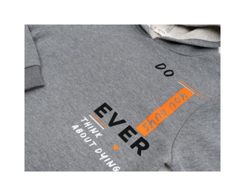 Кофта дитяча Breeze худі EVER (19338-152B-gray)