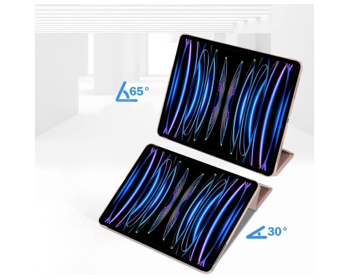 Чохол до планшета BeCover Tri Fold Hard Apple iPad Pro 12.9 2020/2021/2022 Pink (711721)