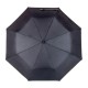 Парасоля Bergamo Sky Напівавтомат Чорно-сіра з світловідбиваючою стрічкою (7040007)