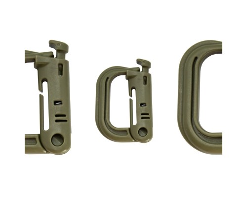 Карабін туристичний Tramp Набір 3 шт Grimlock Green (UTRA-303-green)