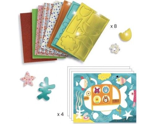 Набір для творчості Djeco Колаж Весела піна (DJ09869)