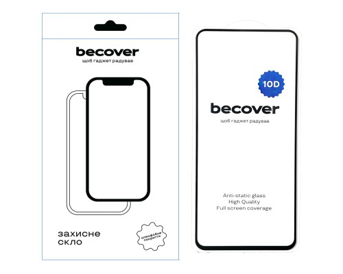 Скло захисне BeCover Oppo А60 4G / A3 / A3x 10D Black (712354)