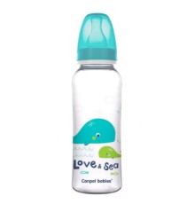 Пляшечка для годування Canpol babies PP LOVE&SEA 250 мл бірюзовий (59/400_tur)