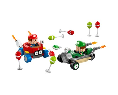 Конструктор LEGO Super Mario Mario Kart – Baby Mario vs. Baby Luigi (72034)