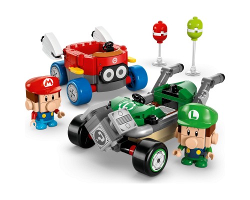Конструктор LEGO Super Mario Mario Kart – Baby Mario vs. Baby Luigi (72034)