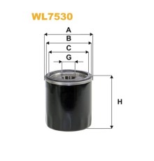 Фільтр масляний Wixfiltron WL7530