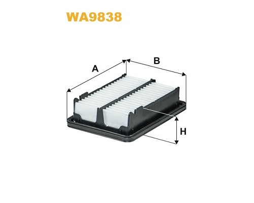 Повітряний фільтр для автомобіля Wixfiltron WA9838