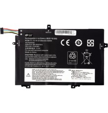 Акумулятор до ноутбука LENOVO ThinkPad L480 (01AV463) 11.1V 4100mAh PowerPlant (NB482337)