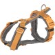 Шлея для собак Trixie Premium Трекінгова M-L 62-74 см 25 мм Помаранчево-сіра (4053032678866)