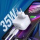 Зарядний пристрій XO QC 3.0 L102 35W/2 USB-C White (XO-L102-WH)