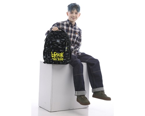 Рюкзак шкільний GoPack Education 175M-6 Break The Rules (GO25-175M-6)