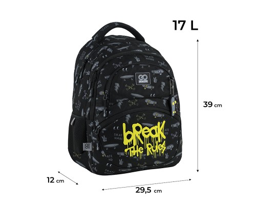 Рюкзак шкільний GoPack Education 175M-6 Break The Rules (GO25-175M-6)