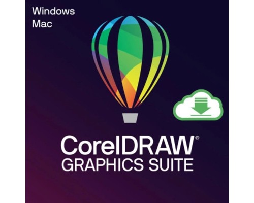 ПЗ для мультимедіа Corel CorelDRAW Graphics Suite 2025 EN/FR/DE/IT/ES/BP/NL Windows/Mac (ESDCDGS2025ML)