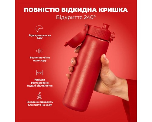 Пляшка для води ION8 OneTouch Vacuum Insulated 500 мл Red (I8TS500Red)