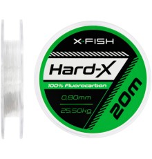 Флюорокарбон X-Fish Hard-X 20m (clear) 0.80mm 25.50kg (1917.03.95)