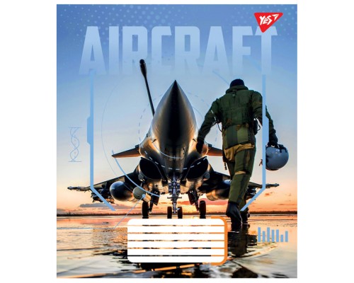 Зошит Yes Aircraft А5 60 аркушів лінія (767152)