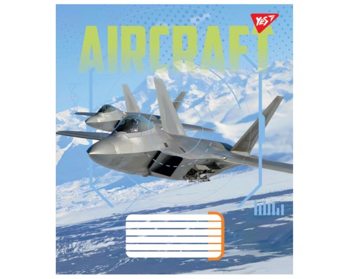 Зошит Yes Aircraft А5 60 аркушів лінія (767152)