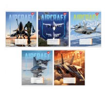 Зошит Yes Aircraft А5 60 аркушів лінія (767152)