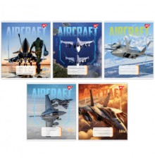 Зошит Yes Aircraft А5 60 аркушів лінія (767152)