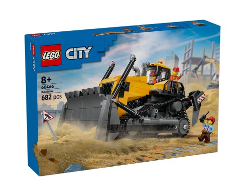 Конструктор LEGO City Жовтий бульдозер (60466)